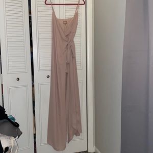 Show Me Your MuMu: Liz Mazi Dress Color: Soft Beige Chiffon